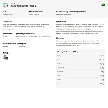 Download produktinformation