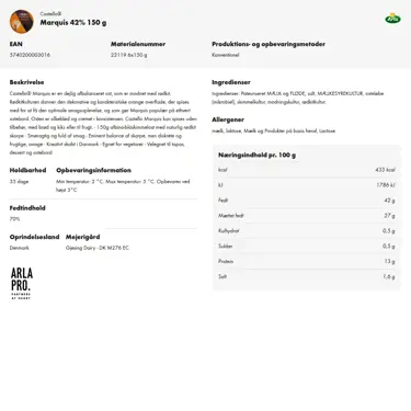 Download produktinformation