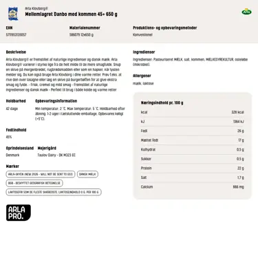 Download produktinformation