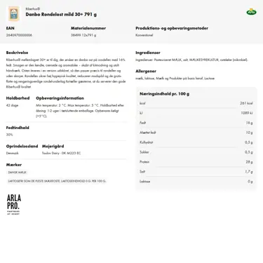 Download produktinformation