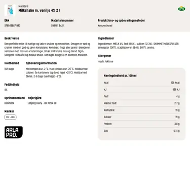 Download produktinformation