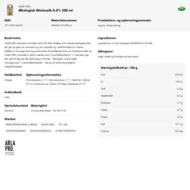 Download produktinformation