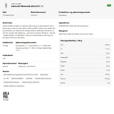 Download produktinformation