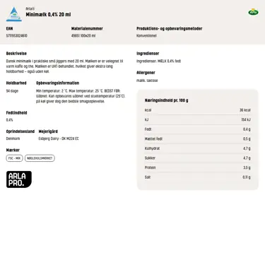 Download produktinformation