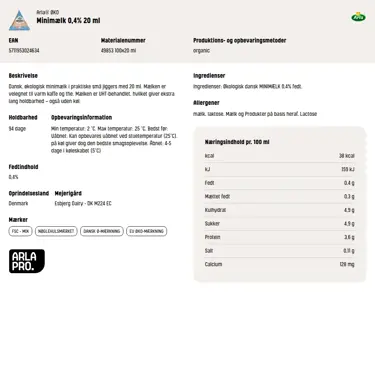 Download produktinformation