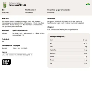 Download produktinformation