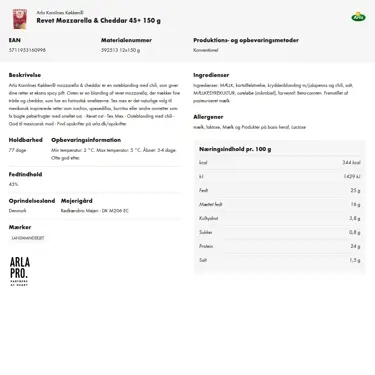 Download produktinformation
