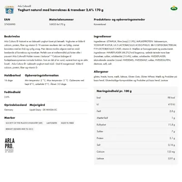 Download produktinformation