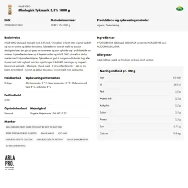 Download produktinformation