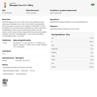 Download produktinformation