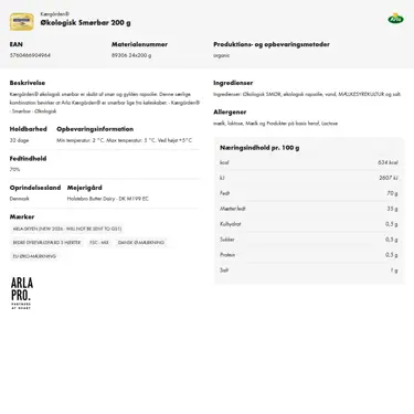 Download produktinformation