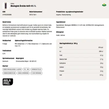 Download produktinformation