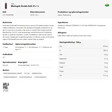 Download produktinformation