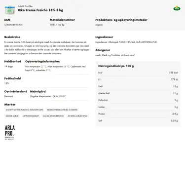 Download produktinformation