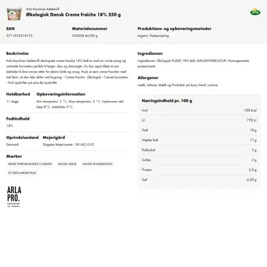 Download produktinformation