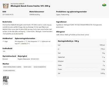 Download produktinformation