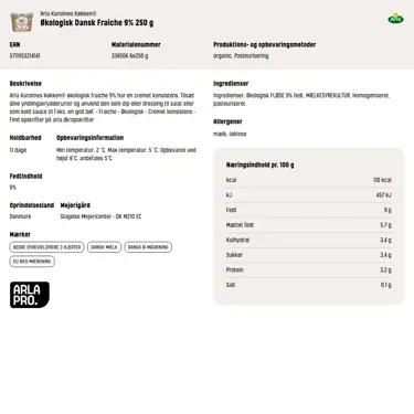Download produktinformation
