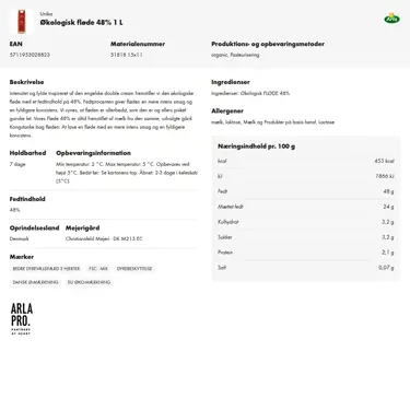 Download produktinformation