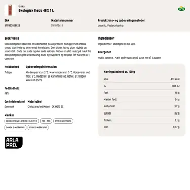 Download produktinformation
