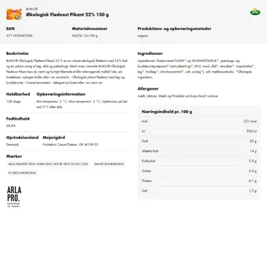 Download produktinformation