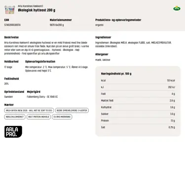 Download produktinformation