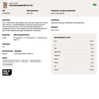 Download produktinformation