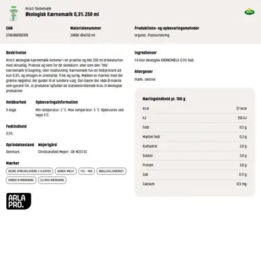 Download produktinformation