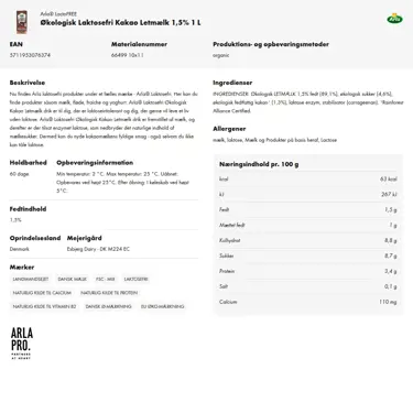 Download produktinformation