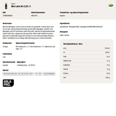Download produktinformation