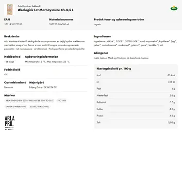 Download produktinformation