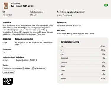 Download produktinformation
