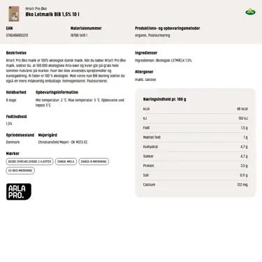 Download produktinformation
