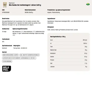 Download produktinformation