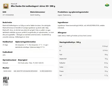 Download produktinformation