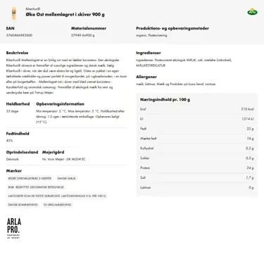 Download produktinformation