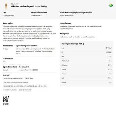 Download produktinformation