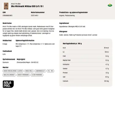 Download produktinformation