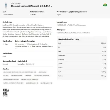 Download produktinformation