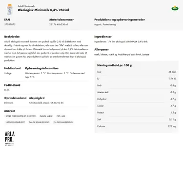 Download produktinformation