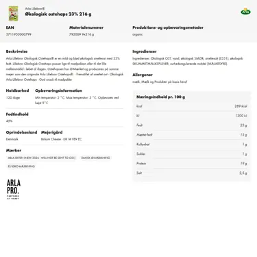 Download produktinformation