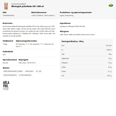 Download produktinformation