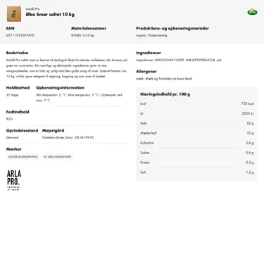 Download produktinformation