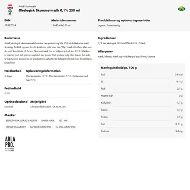 Download produktinformation