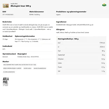 Download produktinformation