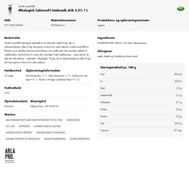 Download produktinformation