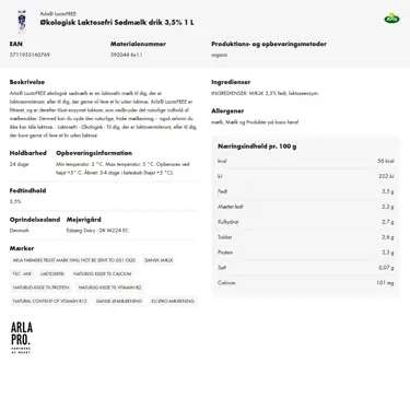 Download produktinformation