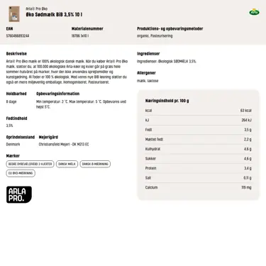 Download produktinformation