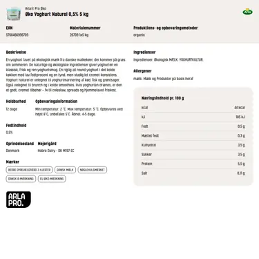 Download produktinformation