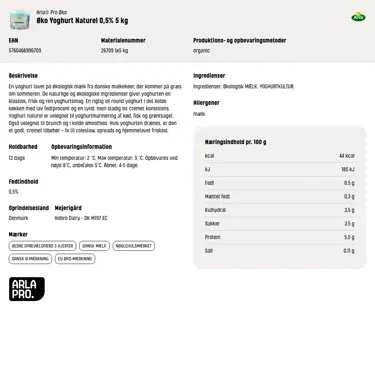 Download produktinformation