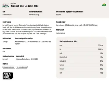 Download produktinformation